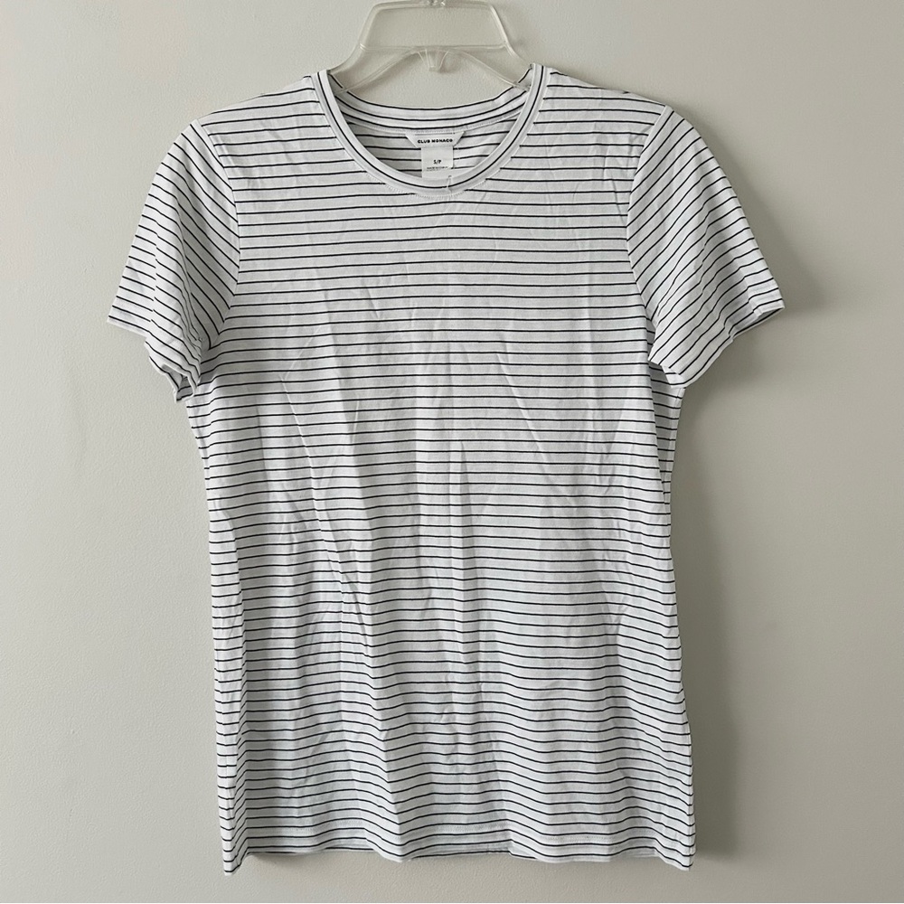 Club Monaco Striped Leary Tee
